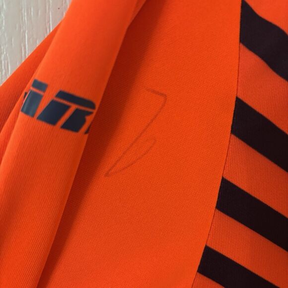 Vizari Soccer Men Goalkeeper Jersey Shirt Size Medium Orange Padded Elbow Futbol - Picture 4 of 15